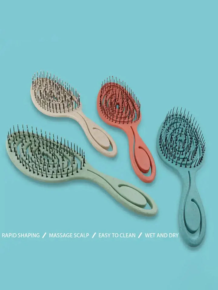 Detangling Scalp Massage Hairbrush – Curly Hair Detangler